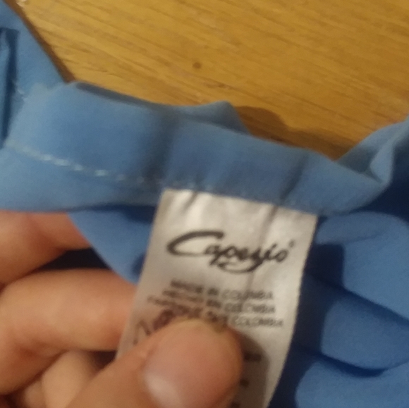 Capezio Children's Wrap Skirt (light blue) - Picture 2 of 5